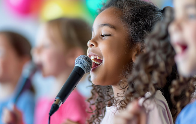 singing